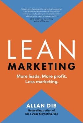Cover of Lean Marketing by Allan Dib